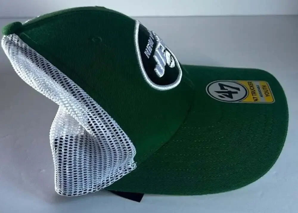 New York Jets '47 Brand Green Trucker Adjustable Backstrap Hat – Youth